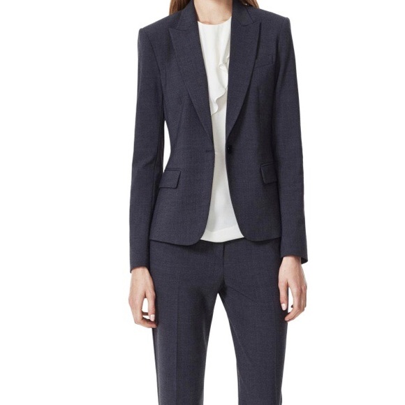 Theory Womens Gabe B 2 Urban Button Blazer